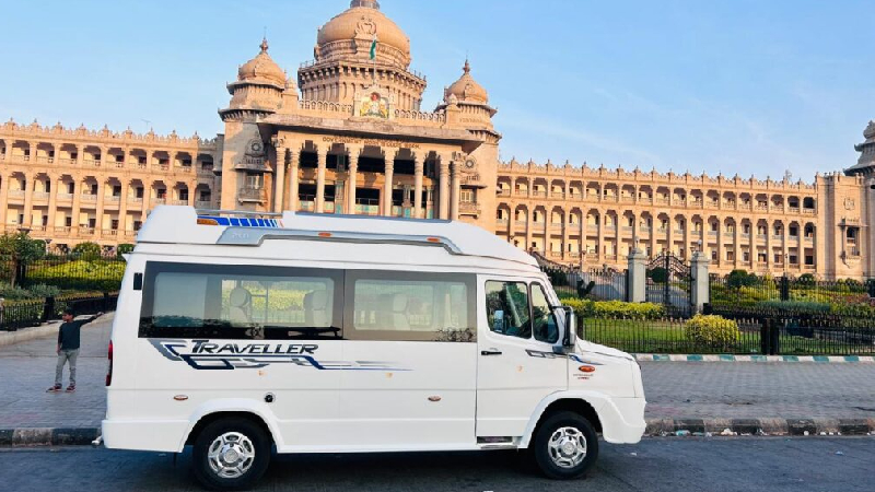 Book 12 & 17 Seater Tempo Traveller with Singh Car Rental